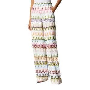 NEW MISSONI pattern wide-leg trousers in multicolor